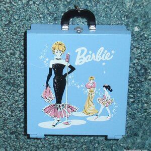 Hallmark Christmas Ornament Barbie Mini Case Opens “Solo In The Spotlight” 2001